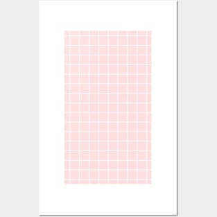 Pink square Posters and Art